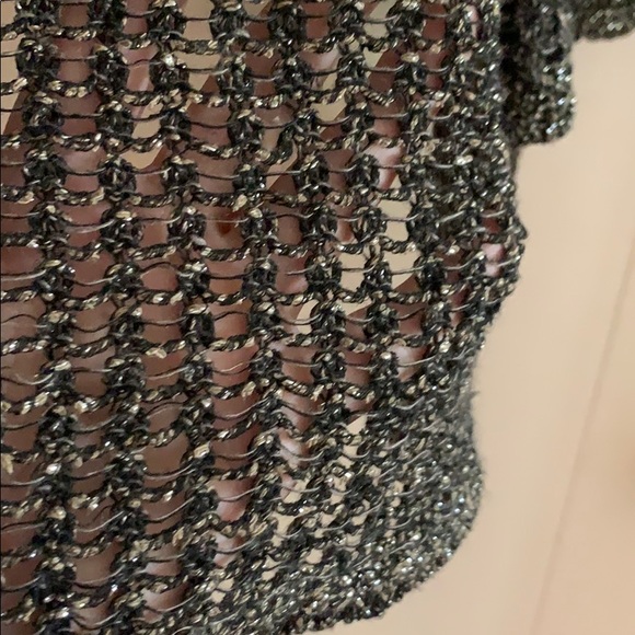 Eileen Fisher Mesh Knit Hi-Lo Cardigan Sweater - Picture 11 of 13